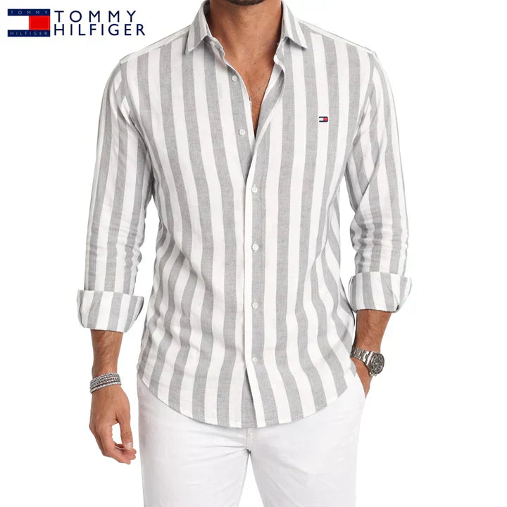 Chemise Rayee Casual Premium