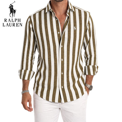 Chemise Rayee Casual Premium