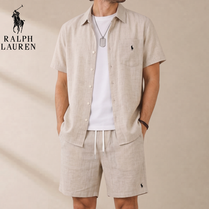 Ensemble Lin Deux Pièces Chemise & Short