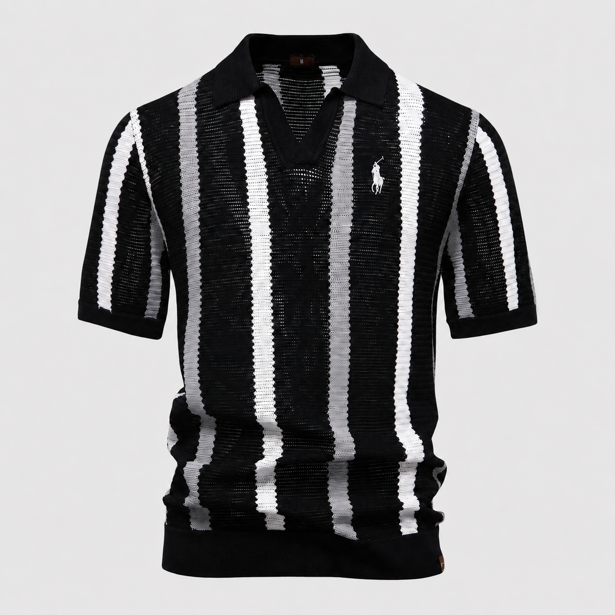 Polo RL™ en Maille Rayée Rétro