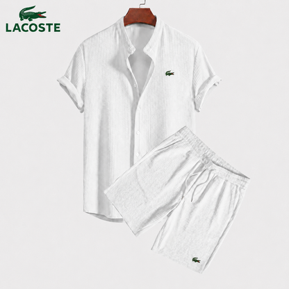 Ensemble Chemise & Short Homme Maille Losanges