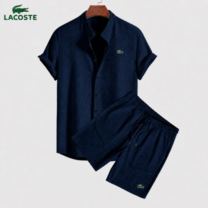 Ensemble Chemise & Short Homme Maille Losanges