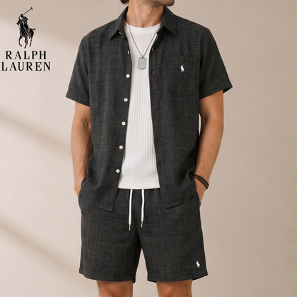 Ensemble Lin Deux Pièces Chemise & Short